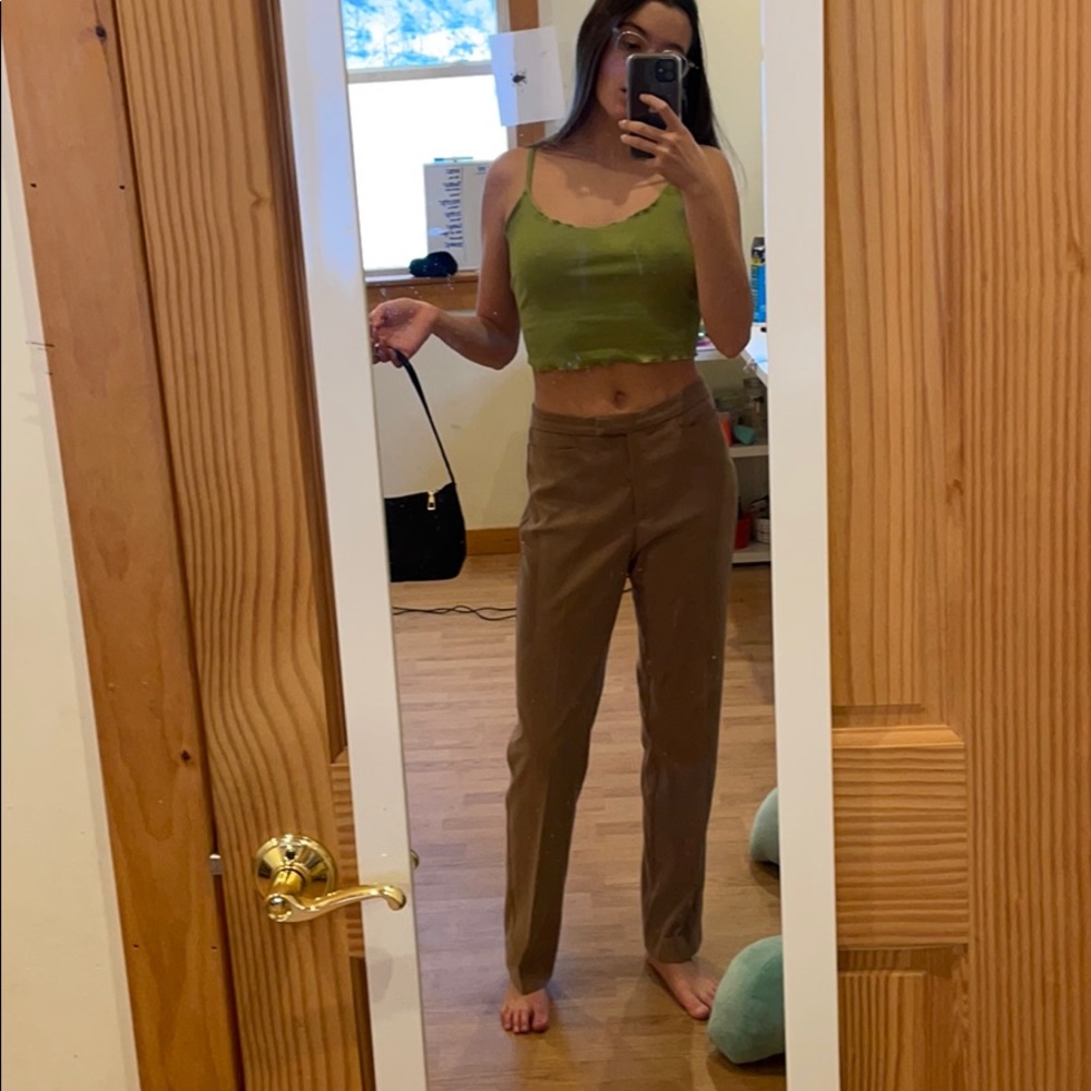 Thrift tan pants